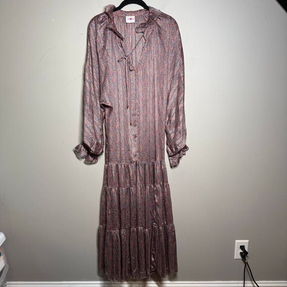 Buddy love Greta long sleeve flowy shapeless boho maxi dress - Picture 2 of 10